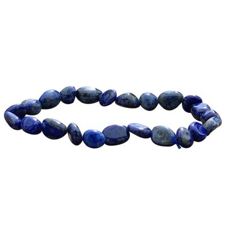 Bracelet lapis lazuli Afghanistan A (grains 5-7mm)