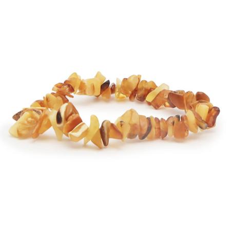 Bracelet ambre multicolore Lituanie A (perles baroques)