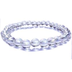 Bracelet quartz angel aura Brsil AAA (boules 5-6mm)