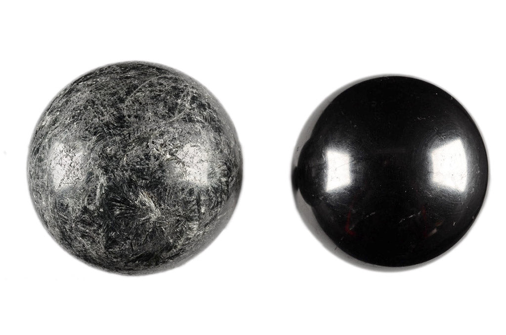 Ensemble sphère de massage shungite + stéatite