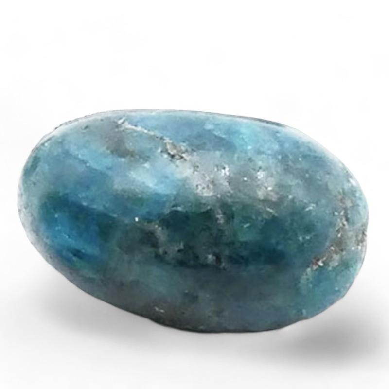 Apatite bleue Brésil A (pierre roulée)