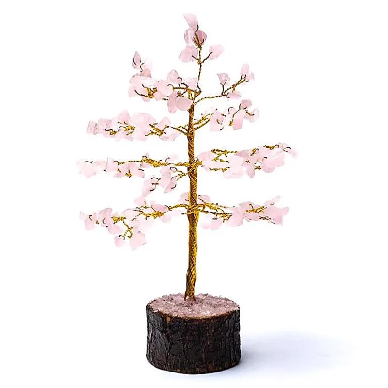 Arbre du bonheur quartz rose Brésil