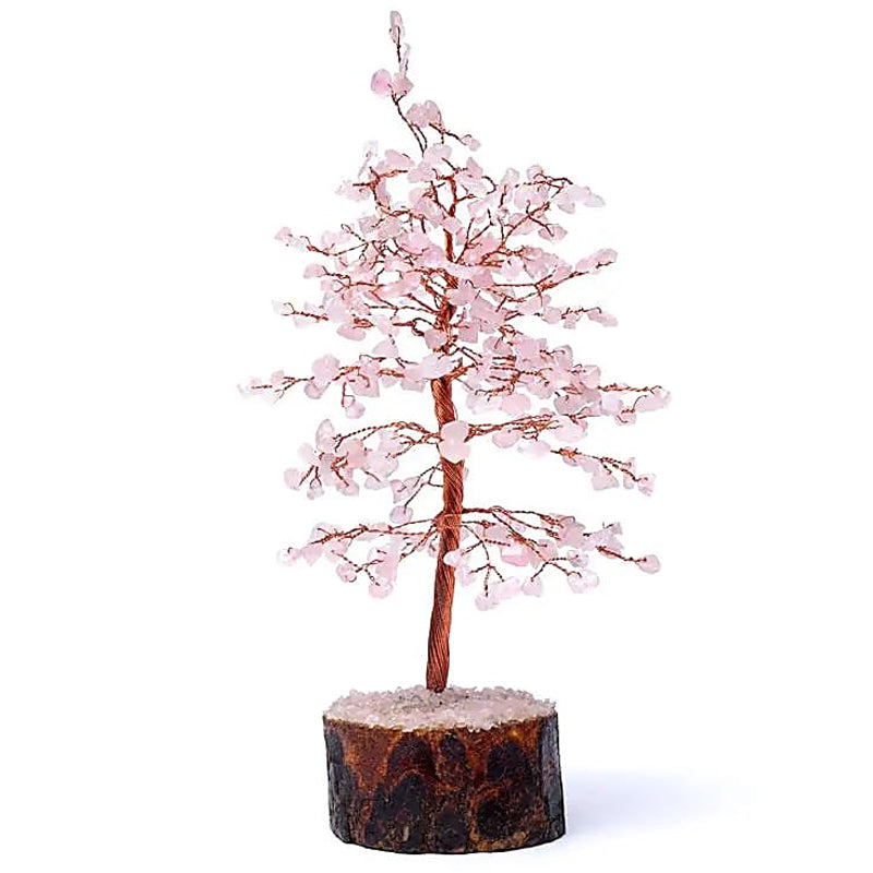 Arbre du bonheur quartz rose Brésil A (23cm)