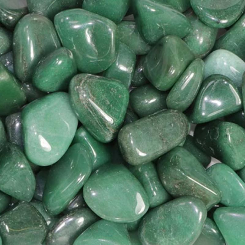 Aventurine verte Brésil A (pierre roulée) 