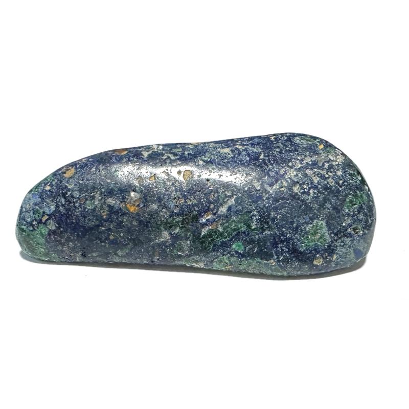 Azurite malachite Pérou A (pierre roulée XL)