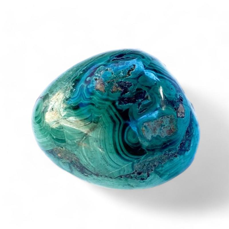 Azurite malachite Pérou A (pierre roulée)