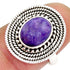 Bague charoite Russie AA argent 925