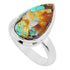 Bague turquoise Royston Nevada AA argent 925 - Taille 55