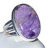 Bague charoite argent 925