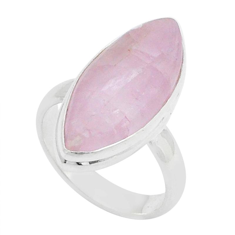 Bague kunzite Brésil AA argent 925