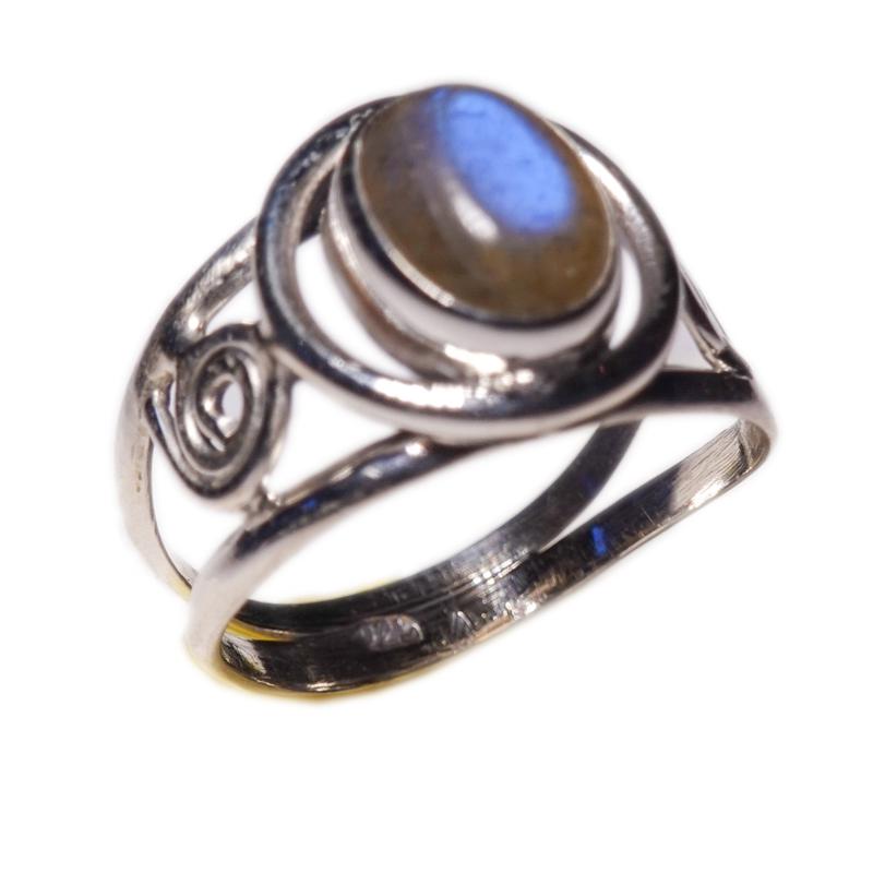 Bague labradorite argent 925