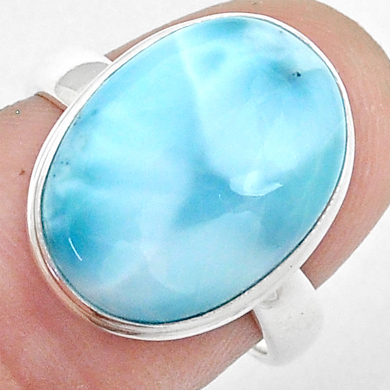 Bague larimar AA argent 925 Taille 54