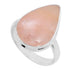 Bague morganite Brésil AA argent 925