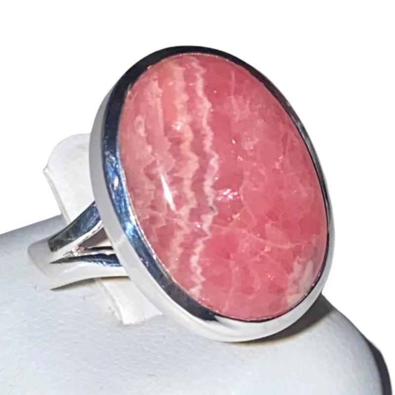 Bague rhodochrosite argent 925