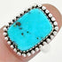 Bague Turquoise Arizona (Kingman) AA argent 925 - Taille 55