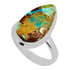 Bague turquoise Royston Nevada AA argent 925 - Taille 58