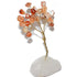 Arbre du bonheur cornaline sur cristal