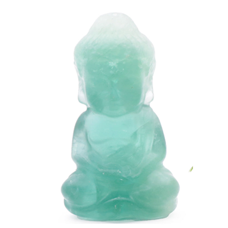 Indian Buddha Green Fluorine AA+ - 40mm