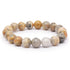 Bracelet agate crazy lace Mexique A (boules 10mm)