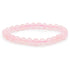 Bracelet quartz rose Brésil A (boules 7-8mm) - Taille L