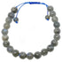 Bracelet Shamballa labradorite boules 8mm