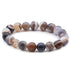 Bracelet agate Botswana  A+ (boules 10mm)