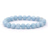 Bracelet aigue marine Brésil A (boules de 8,5-9,5mm)