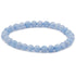 Bracelet aigue marine Namibie A+ (boules de 5,5-6,5mm)