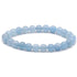 Bracelet aigue marine Namibie A+ (boules 7-8mm) 