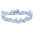 Bracelet aigue marine Namibie A (perles baroques)