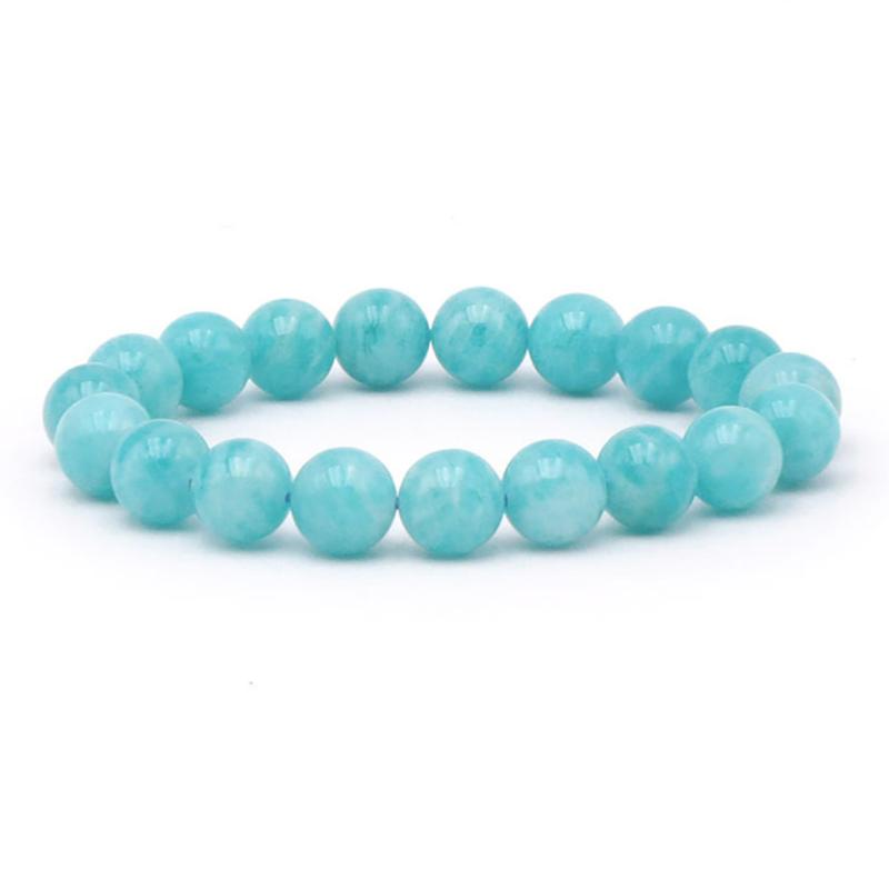 Bracelet amazonite Namibie AA (boules 9.5-10.5mm)