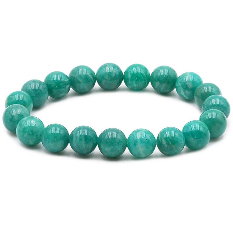 Bracelet amazonite Russie AA (boules 10mm)