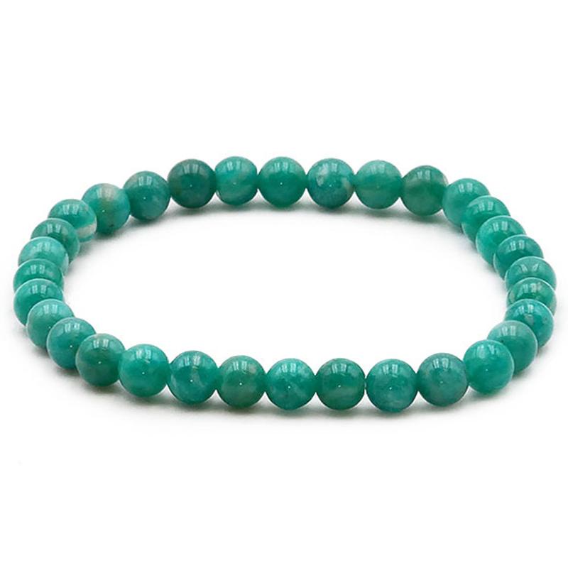 Bracelet amazonite Russie AA (boules 5-6mm)