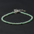 Bracelet amazonite perles facettées argent 925