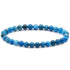 Bracelet apatite bleue Madagascar AA (boules 5-6mm)