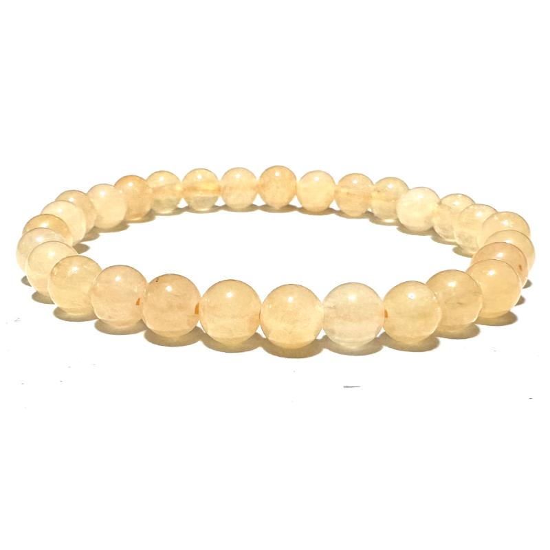 Bracelet aventurine jaune Brésil A (boules 5-6mm)