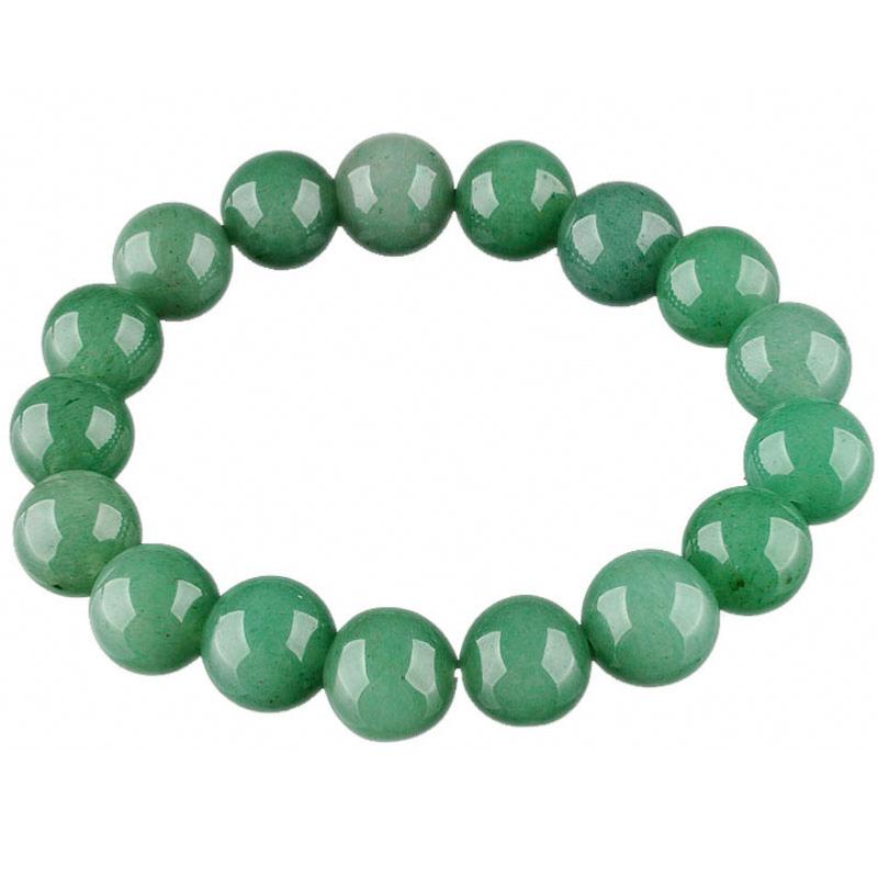 Bracelet aventurine verte (boules 12mm)