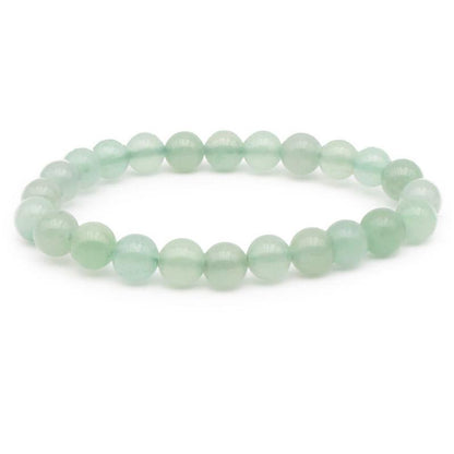 Bracelet aventurine verte Brésil AB (boules 7-8mm)