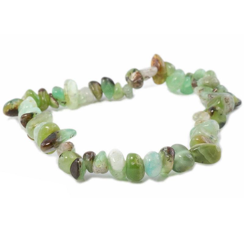 Bracelet Chrysoprase Australie A (perles baroques)