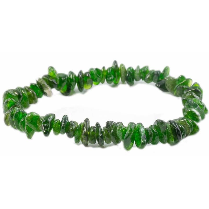 Bracelet diopside Etats-Unis A+ (perles baroques)