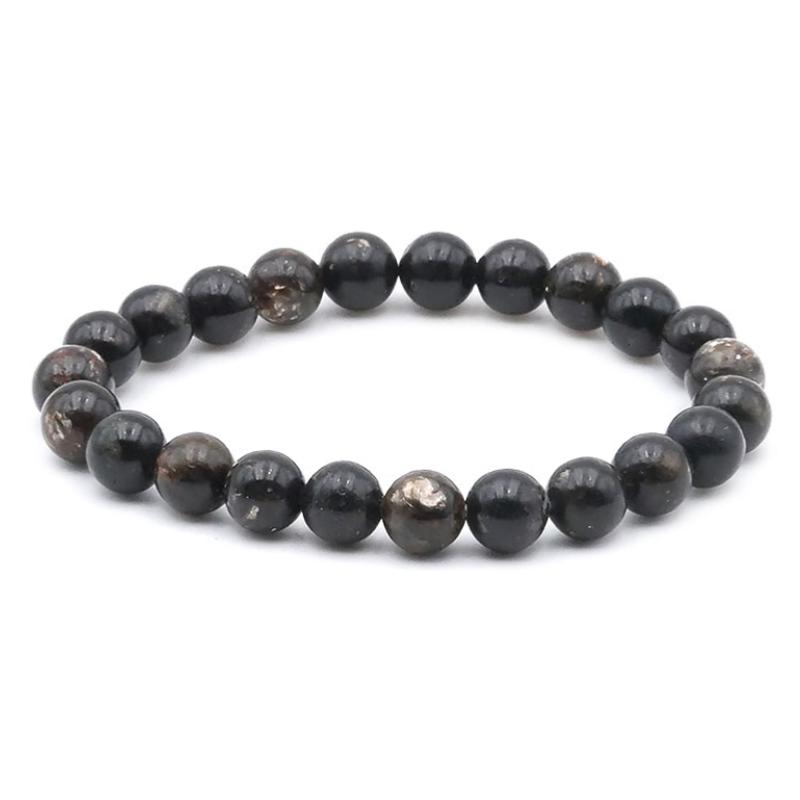 Bracelet biotite Chine A (boules 7-8mm)