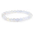 Bracelet taille enfants calcédoine bleue A (boules 5-6mm)