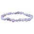 Bracelet calcédoine bleue Namibie A (grains 5-7mm)