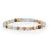 Bracelet calcite bleue sur Guangue Mexique AA (boules 5-6mm)