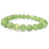 Bracelet calcite verte Mexique A (boules 7-8mm)