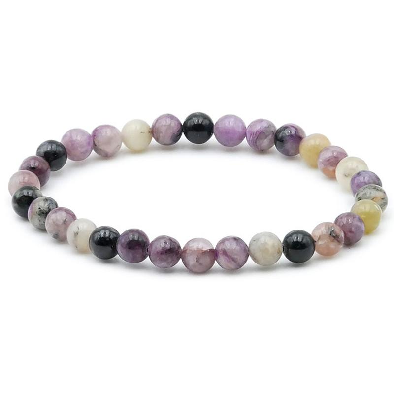 Bracelet charoite A (boules 5-6mm)