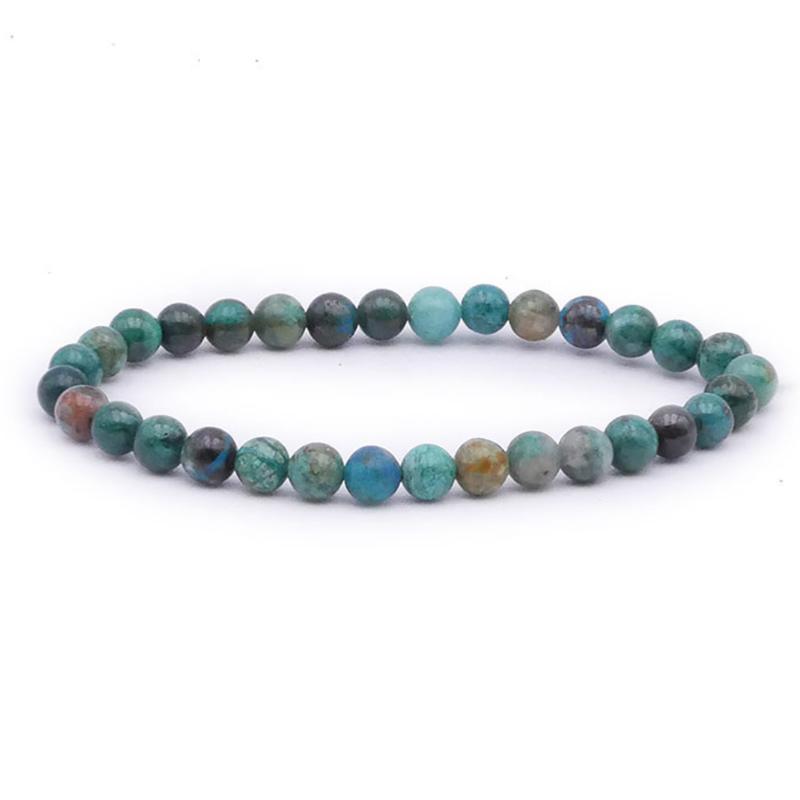 Bracelet chrysocolle Pérou AA (boules 5-6mm)