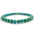 Bracelet chrysocolle chauffé et stabilsé Mexique A (boules 5-6mm)