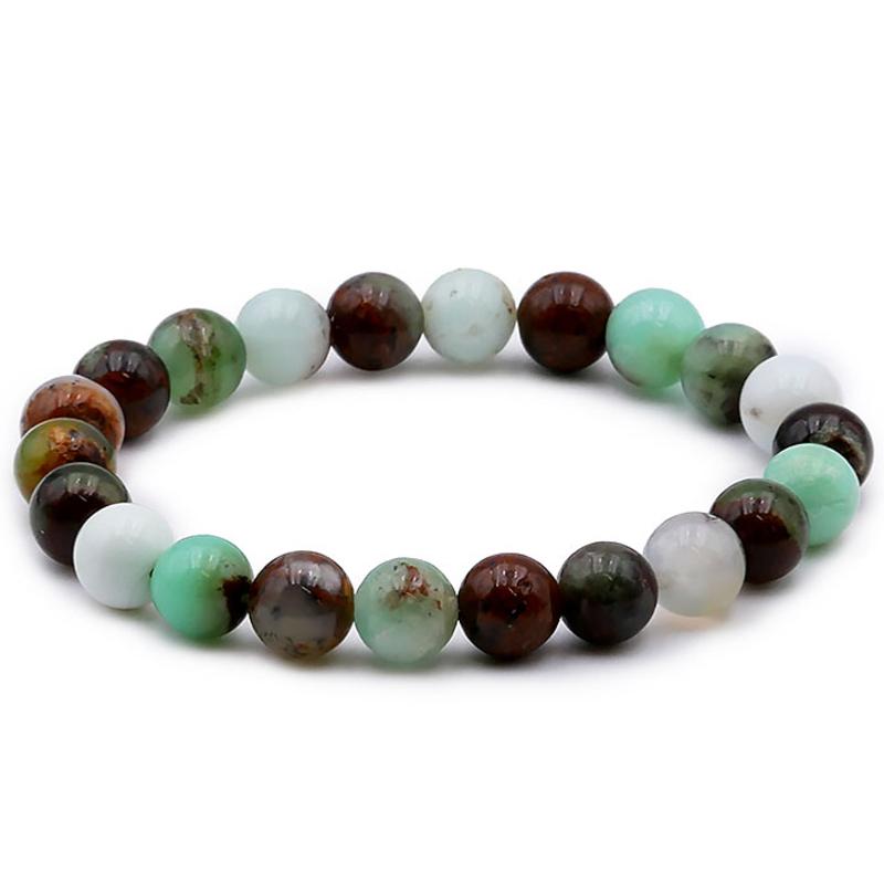 Bracelet Chrysoprase Australie A (boules 8-9mm)