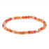 Bracelet cornaline naturelle Brésil A (boules de 3-4mm)